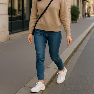 On Women’s THE ROGER Advantage Sneakers White Rose | Size 8